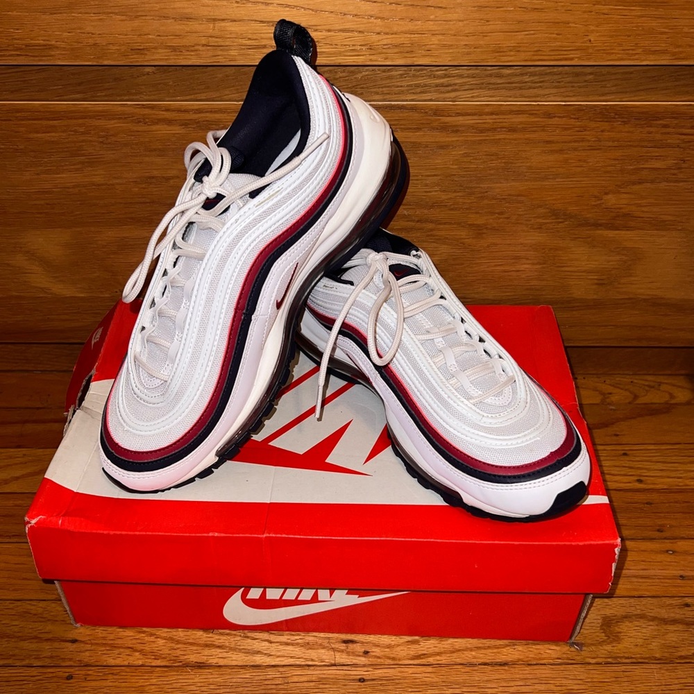 Red, White & Blue Nike Air Max 97. Great condition.